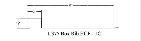 t10a metal sales box rib|Box Rib HCF Series .